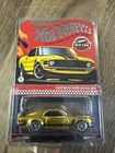 HOT WHEELS RLC RED LINE CLUB GOLD 1970 FORD MUSTANG BOSS 302 REAL RIDERS