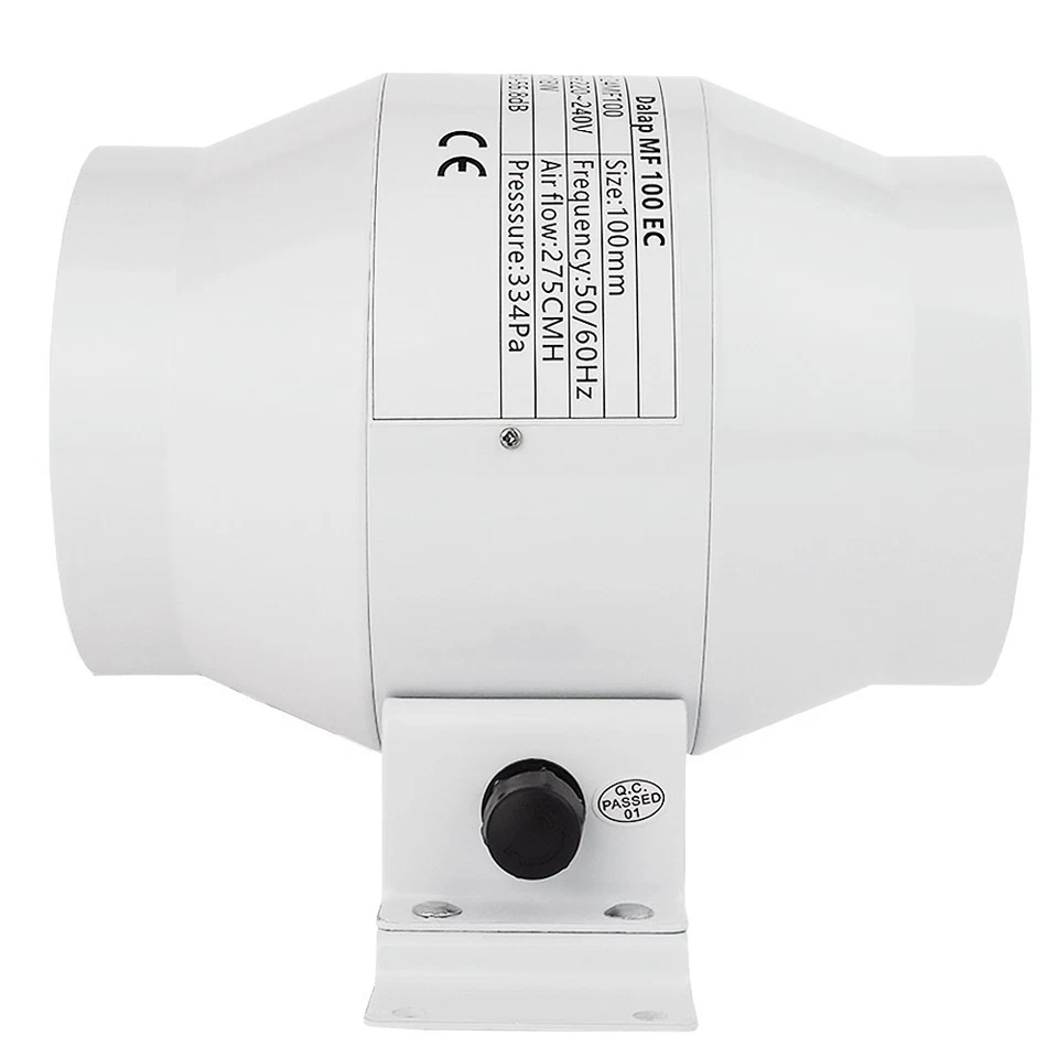Rohrventilator  Hauslüfter Gebläse Dalap MF 100 mit EC Motor und Drehzahlregler - Bild 4 von 4