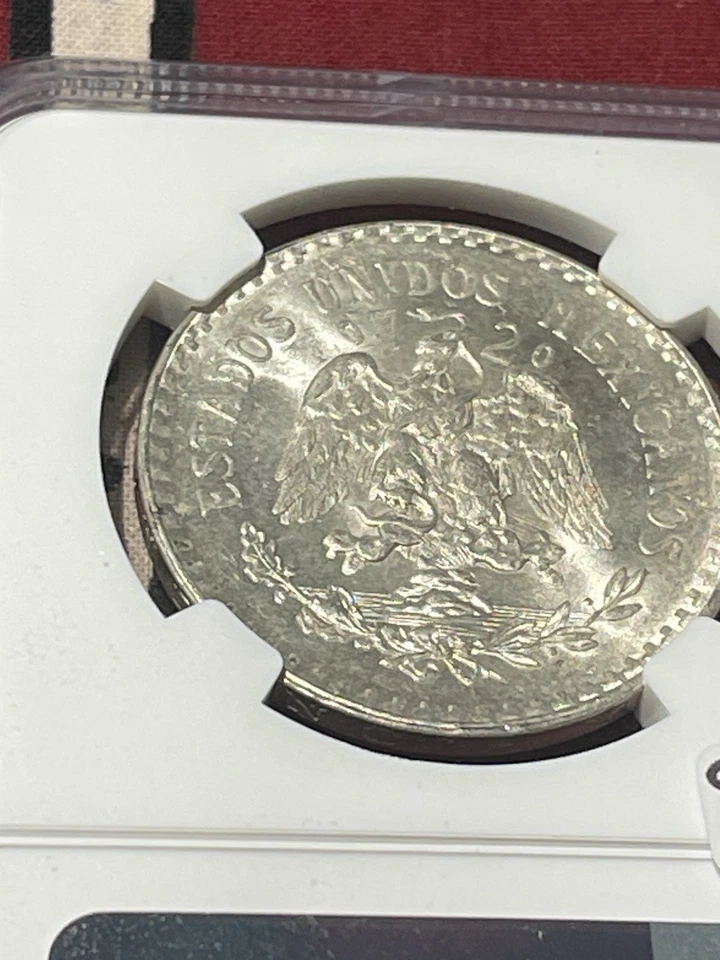 1938 MEXICO SILVER 1 PESO NGC MS 64💎 Lustrous Gorgeous COIN - Image 3 of 4