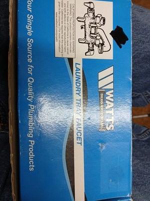 Watts Laundry Tray Faucet  Brass And Tubular