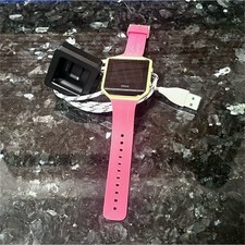 Fitbit Blaze Activity Tracker Wristband Pink Gold with Charger