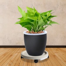 4 Wheels With 2 Brake Wheels Planter Tray Indoor Universal Wheels Mobile FI