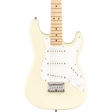 Squier Mini Stratocaster Maple Fingerboard Limited Edition  Guitar Olympic White