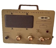 Heathkit Citizen's Band CB-1 Transceiver For Parts Only Untested- No Power Cords