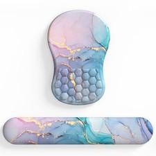 eulps Mouse Pad with Wrist Rest, Ergonomic Memory Foam Keyboard Wrist Pad M...