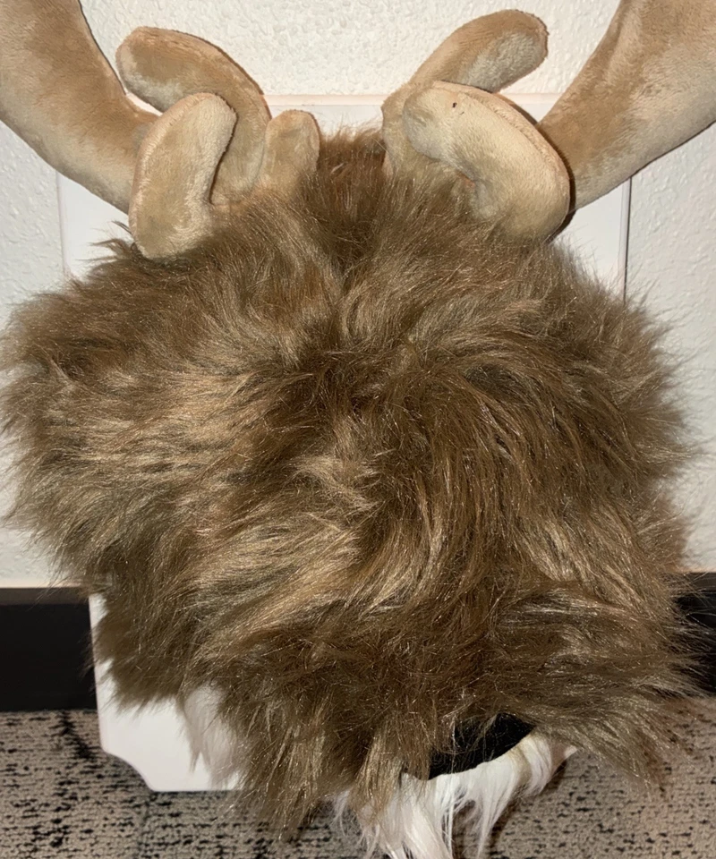 Adorable Claraloo Stuffed Moose Head Wall Mounted Nursery Decor - Image 4 of 4
