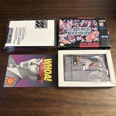 The Peace Keepers (Super Nintendo SNES) Cart In Box - Tested - Authentic