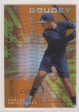 2021 Goodwin Champions Goudey Platinum Orange Prism /399 Carlos Colmenarez 0c2