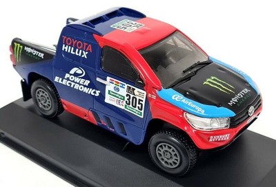 Luppa 1/43 Scale - Toyota Hilux 2017 Dakar Rally #305 Roma Diecast Model Car