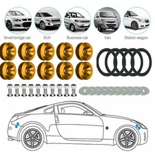 10pcs Aluminum Car Quick Release Fasteners Bumper Trunk Fender Hatch Lids Kit AG