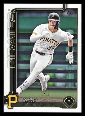 Nick Gonzales 2025 Topps Series 2 #542 Pittsburgh Pirates