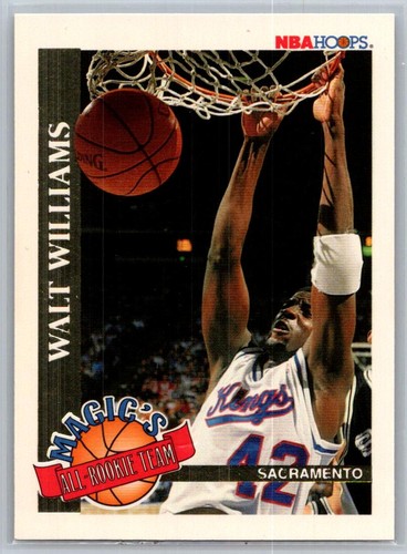 Walt Williams #6 1992 Hoops Magic's All-Rookie card