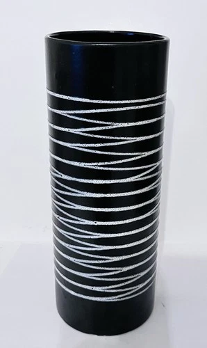 Vintage Royal Haeger Zebra Striped 10 1/2 Inch Vase