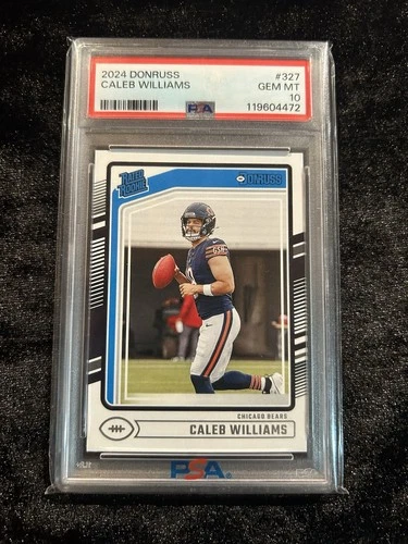 Caleb Williams 2024 Donruss #327  Rated Rookie PSA 10