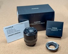 Fujifilm Fujinon XF 60mm F/2.4 R Macro Lens with MECX extension tube