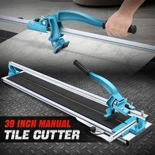 For Porcelain Ceramic 40" Manual Tile Cutter Cutting Machine Tool w/ Wheels