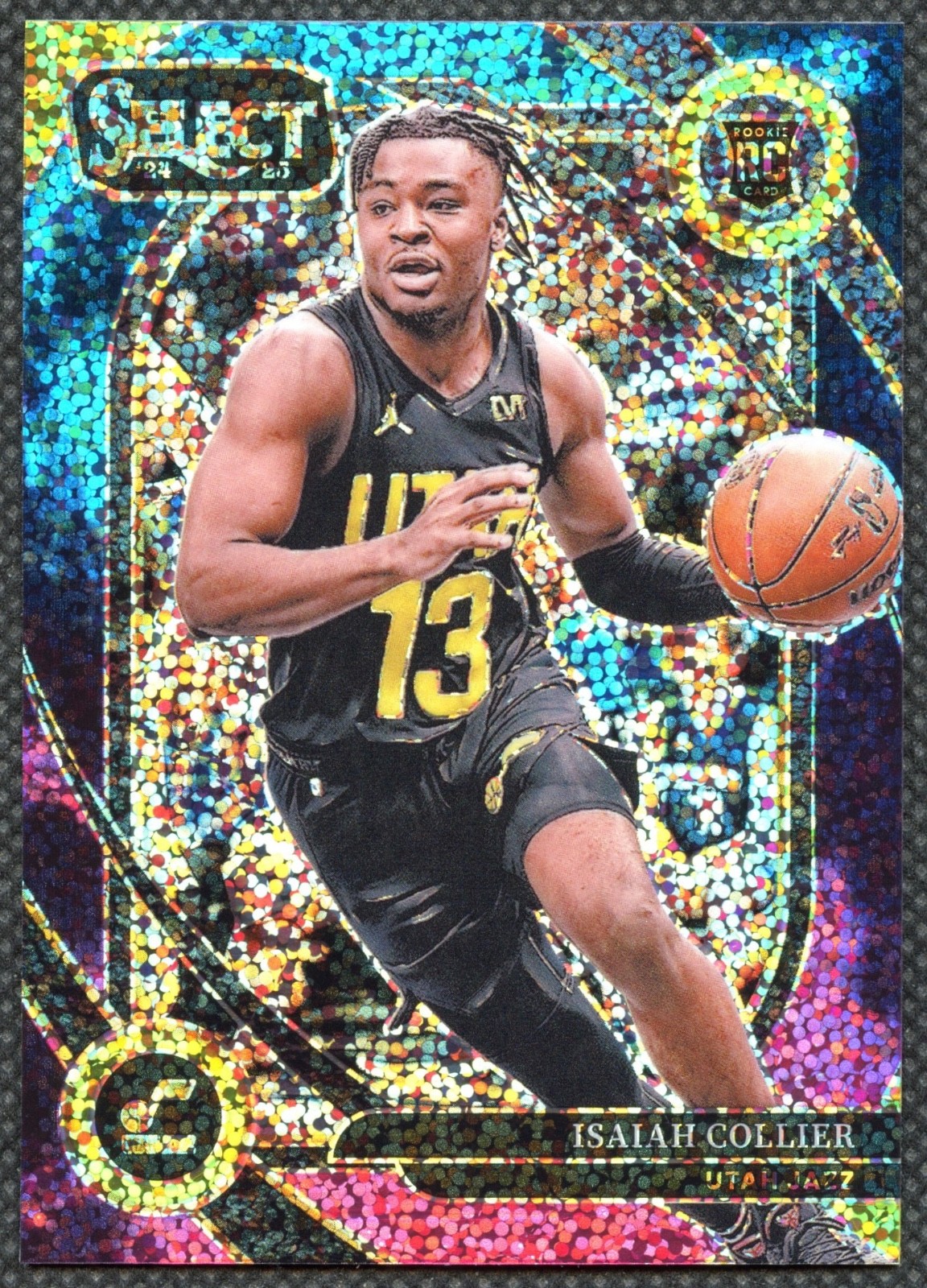 2024-25 Panini Select Isaiah Collier Rookie Cosmic Courtside