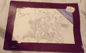 4 Red Barn Studio paintables Butterflies and Flowers 12 x 17 prints no paints