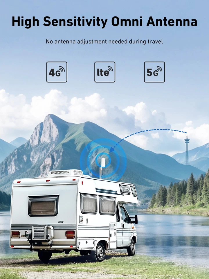 5G 4G LTE 800/900/1800/2100/2600MHz Handy Signalverstärke Daten Stimme Set - Bild 4 von 4