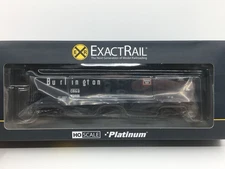 HO Exactrail Chicago Burlington & Quincy Bethlehem 3483 Hopper Car CB&Q #160666