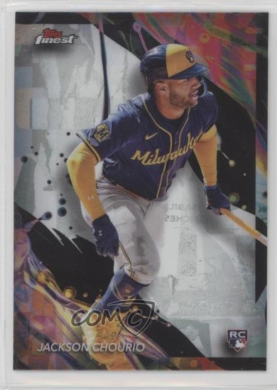 2024 Topps Finest Uncommon Refractor Jackson Chourio #159 11fv