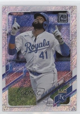 2021 Topps Wal-Mart Foilboard 187/790 Carlos Santana #513 y0i