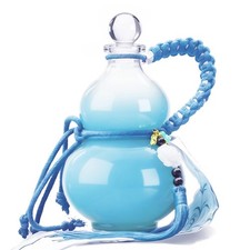 Glass Gourd Water Bottle, Drinking Gourd Bottle, Unique Bottle for Home Decor...