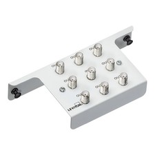 Leviton 1x8 Passive Video Amplified Splitter Module, White 47690-8C2