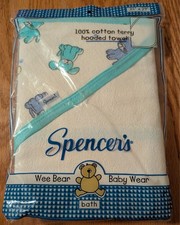 Spencer's Hooded Baby 100 Cotton Terry Bath Towel