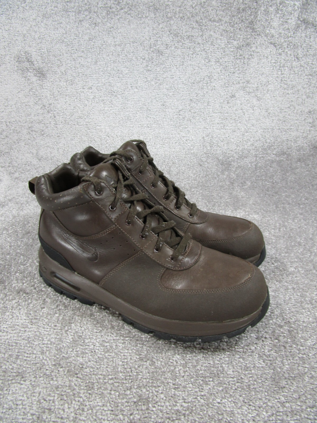 Nike Acg Boots Mens Size 13 Goaterra Brown Leather Air Max 365970201