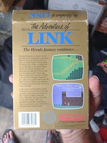 Gold Series Zelda The Adventure Of Link For NES With Instructions An All