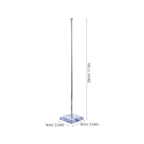 Stable Tabletop Flagpole Flag Fixing Pole Base Flagpole Desktop Flag Holder . - Bild 12 von 12