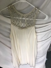 Urban Outfitters Kimichi Blue Cream Dress size XS new without tags