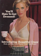 You'll Hate to Get Dressed! Playtex Beautiful Ones bra ad 1981 WD