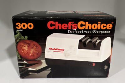 CHEFS CHOICE Model 300 Electric Diamond Hone Knife Sharpener New in Box