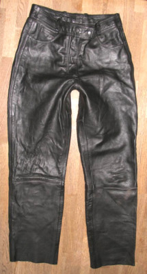 - FAST WAY - Damen LEDERJEANS / Motorrad - Lederhose in schwarz in ca.  Gr. 38