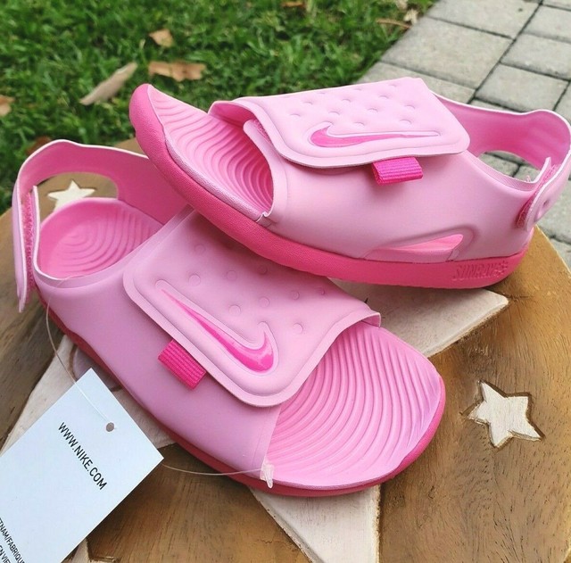Nike Sunray Adjust 5 PINK Girls' BRAND NEW Toddler 9C & 11C | eBay