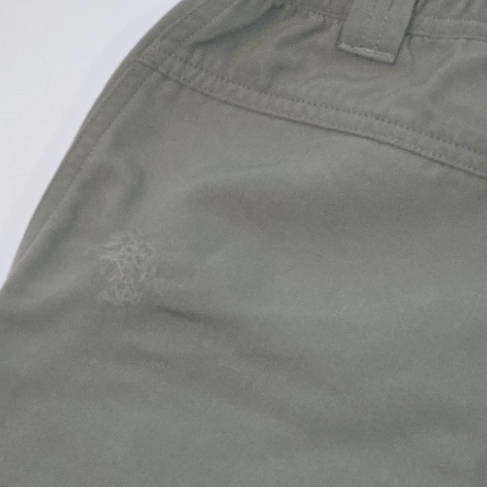 Pantalones Cortos Carga Columbia GRT Mezcla Poliéster Hombres Medianos 8" Verde Omni Dry Foto 3 de 4