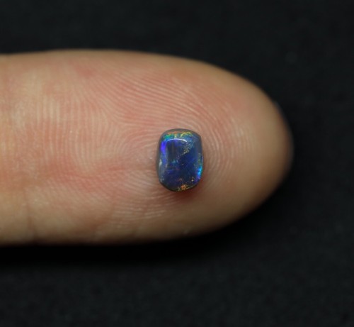Gem Black Opal From Lightning Ridge, Australia - Picture 5 of 8