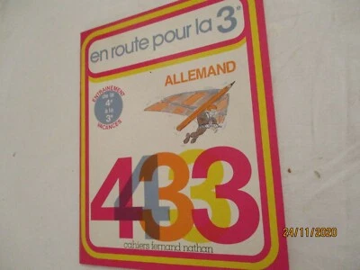 Cahiers Fernand Nathan : "En route pour la 3ème", cahier d'allemand - Photo 1/2