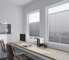 MHZ TwinLine Aluminium Jalousie Lamelle 25mm Rollo Plissee Alu Jalousette Silber