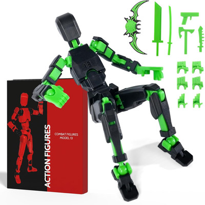 Action Figure Set, Model 13 Action Figure Multi-Jointed Movable,Gift Box Packagi