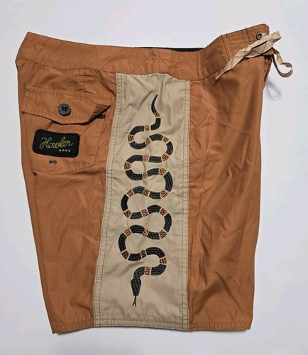 Howler Bros Mens 31 Crosscut Deluxe Board Short SNAKE EMBROIDERED - Picture 6 of 13