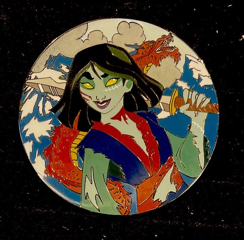 DISNEY FANTASY PIN - Mulan w Sword & Dragon  Killer Kingdom Limited - LE 20