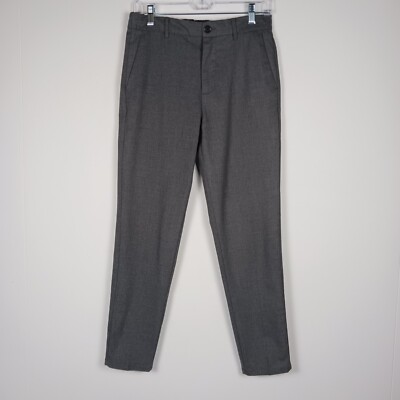 Bershka Skinny Cropped Gray Pants Size 29 Women's