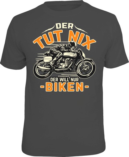 Biker T Shirt lustig Sprüche Shirt Motorrad Chopper Geschenk Männertag