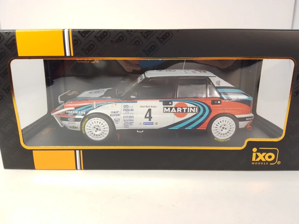 IXO Lancia Delta Integrale 16V MARTINI 4 Fiorio Safari 1990 1/18 18RMC139B.22 - Immagine 2 di 3