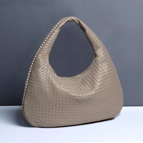 Large Capacity Woven Handbag Ladies Hobo Tote Designer Soft Leather Shoulder Bag - Picture 21 of 43