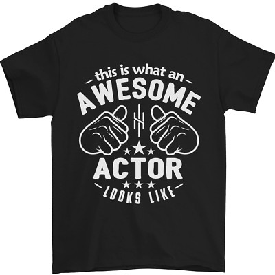 This Is What an Awesome Actor Looks Like Herren T-Shirt 100% Baumwolle