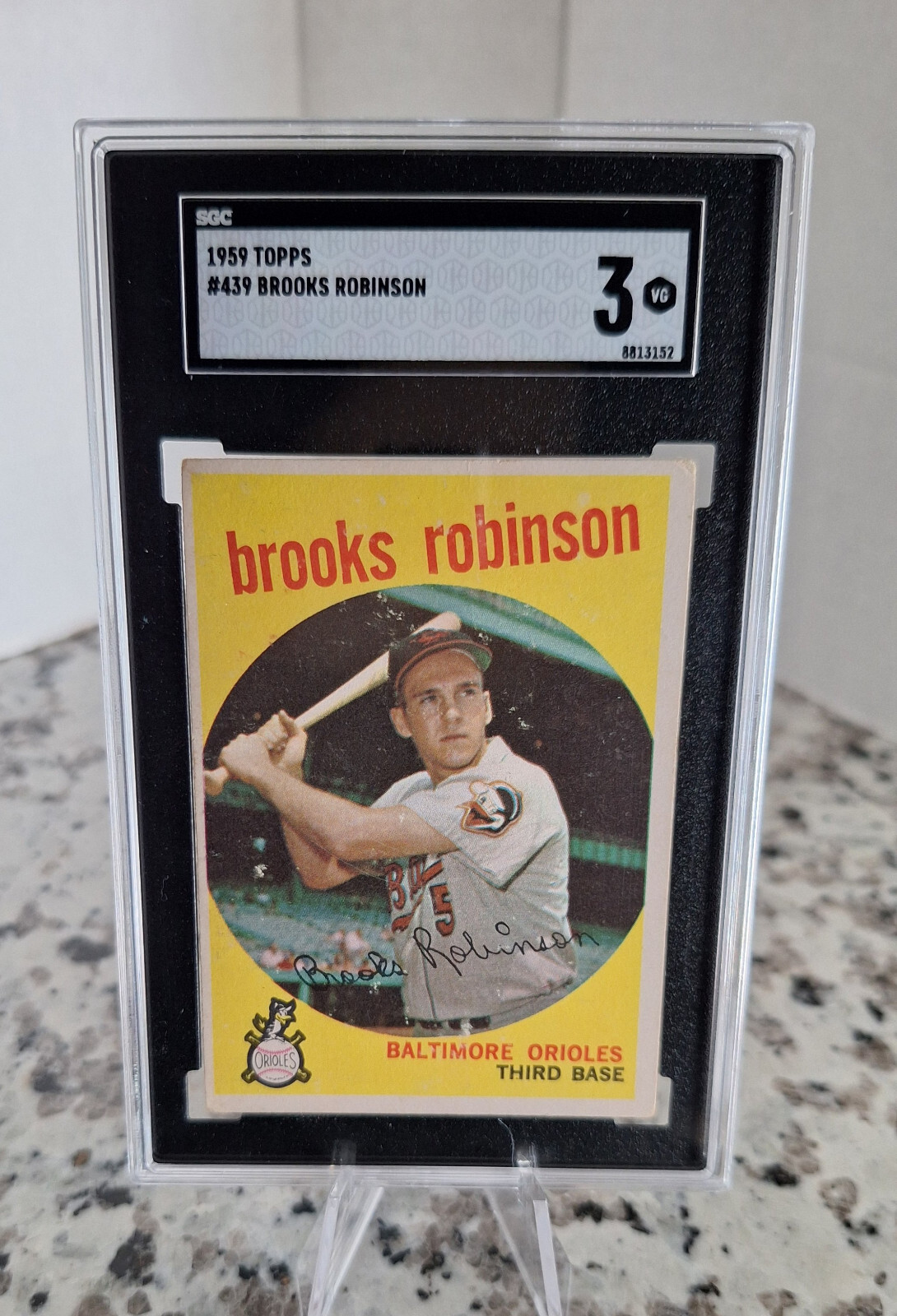 1959 Topps - #439 Brooks Robinson SGC 3 Baltimore Orioles